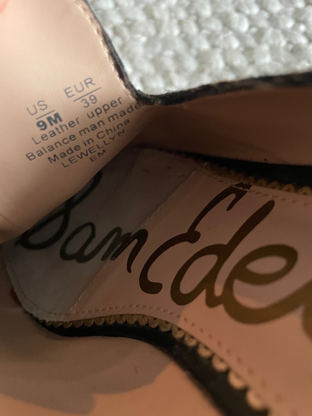 Sam Edelman Leopard-Print Slip-On Mules in Tan and Black - Picture 5 of 9